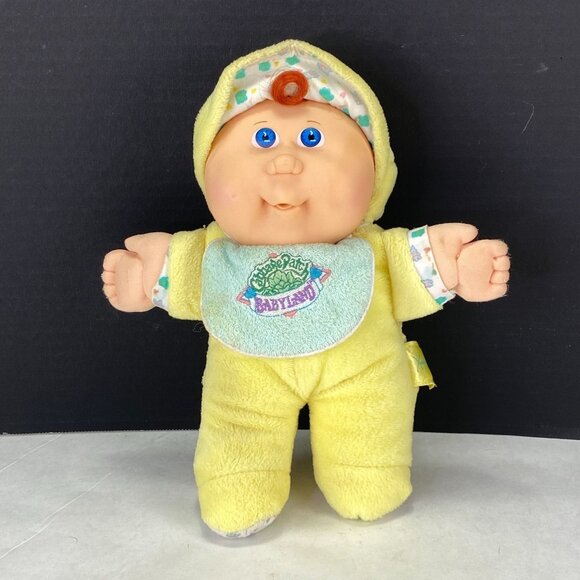 Vintage Cabbage Patch Babyland Rattle Blue Eye Doll 1989 - Picture 1 of 12